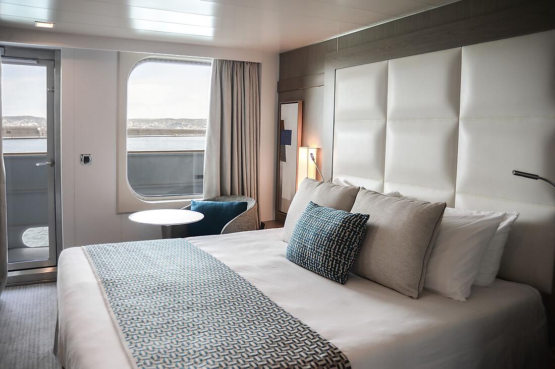 L’Austral Lower Deck Balcony Stateroom interior
