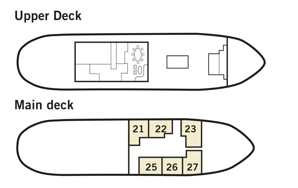 M/S Stockholm deck plan 1