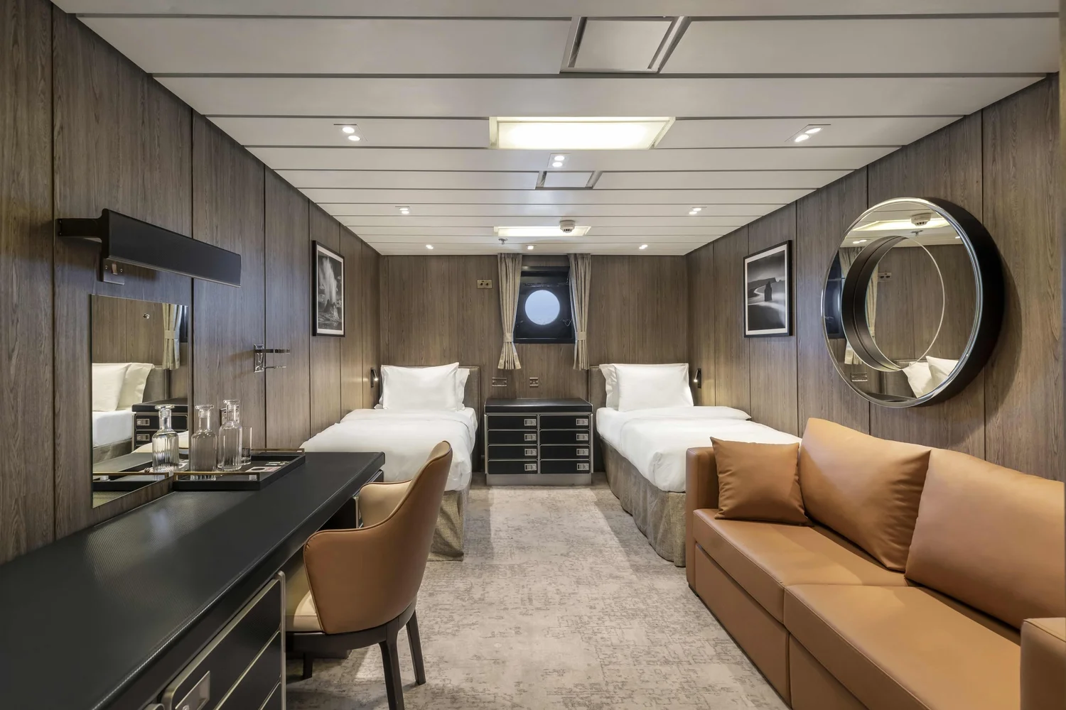 St. Helena Discovery Quad Cabin interior