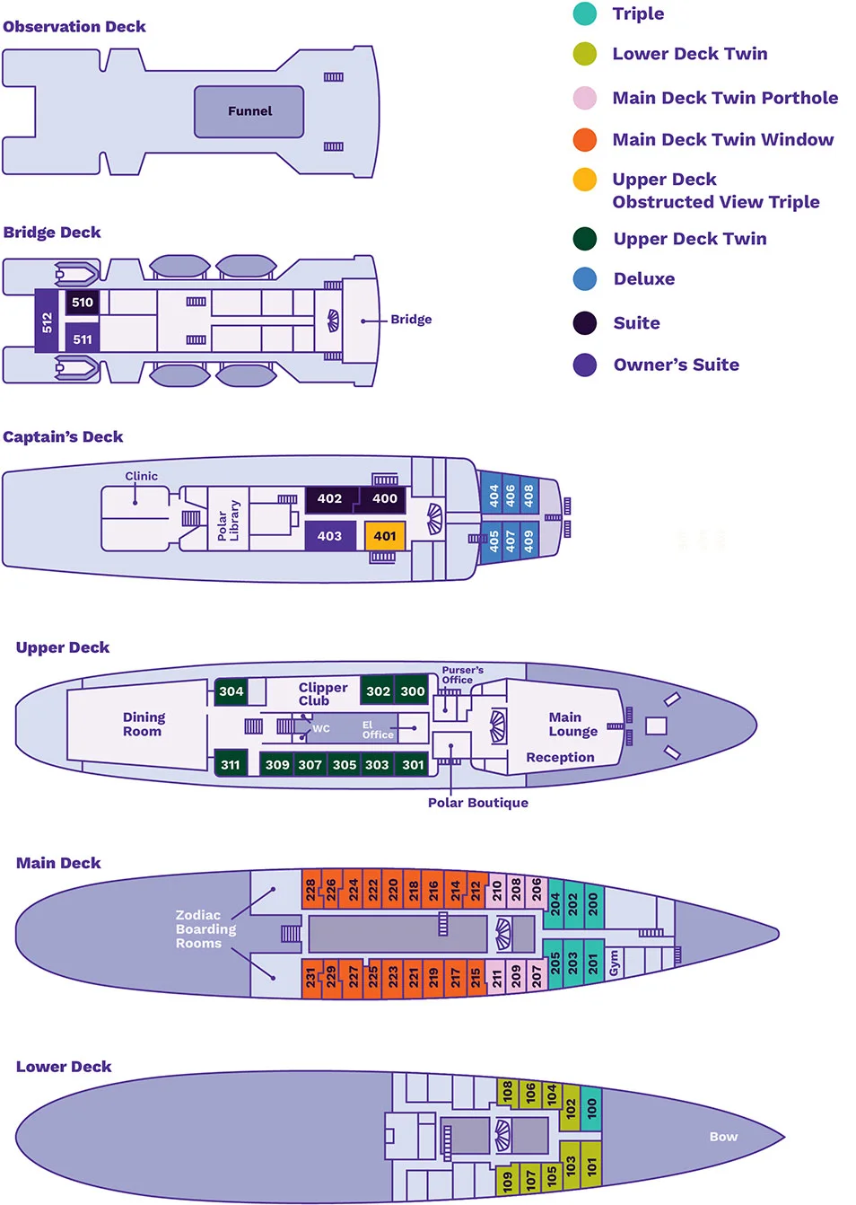 G Expedition deck plan 1