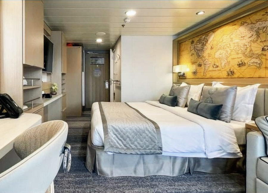 Ocean Explorer Deluxe Veranda Stateroom interior